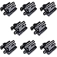 MAS Set of 8 Ignition Coils Pack Compatible with Cadillac Escalade Chevrolet Tahoe Avalanche Silverado Suburban GMC Savanna Sierra Yukon 5.3L 6.0L 4.8L Replacement for 5C1083 C1208 UF271 D581 52-1618