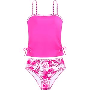 Arolina Girls Swimsuit Tankini Girls Swimwear Bathing Suit for Teen Girls 9-16 Years