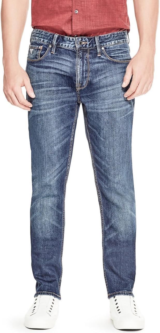 Guess Men's Slim Tapered Jeans Amazon.ca Clothing & Accessories