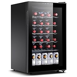 STAIGIS Wine Cooler and Beverage Refrigerator, 20