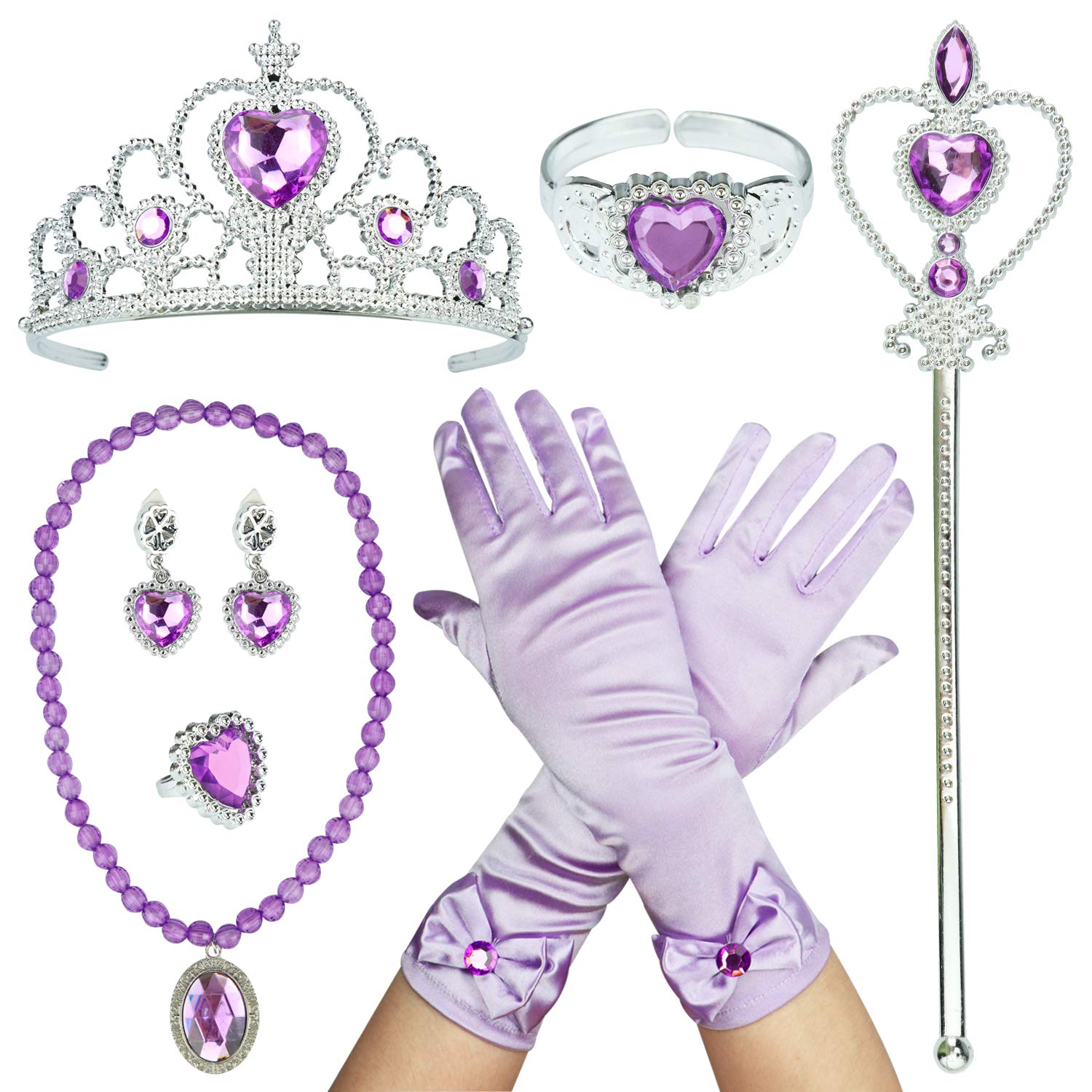 Buy 9PCS Princess Dress Up Accessories Party Accessories for Princess
