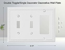 OKAWYC Double Toggle/Single Decorator Light Switch