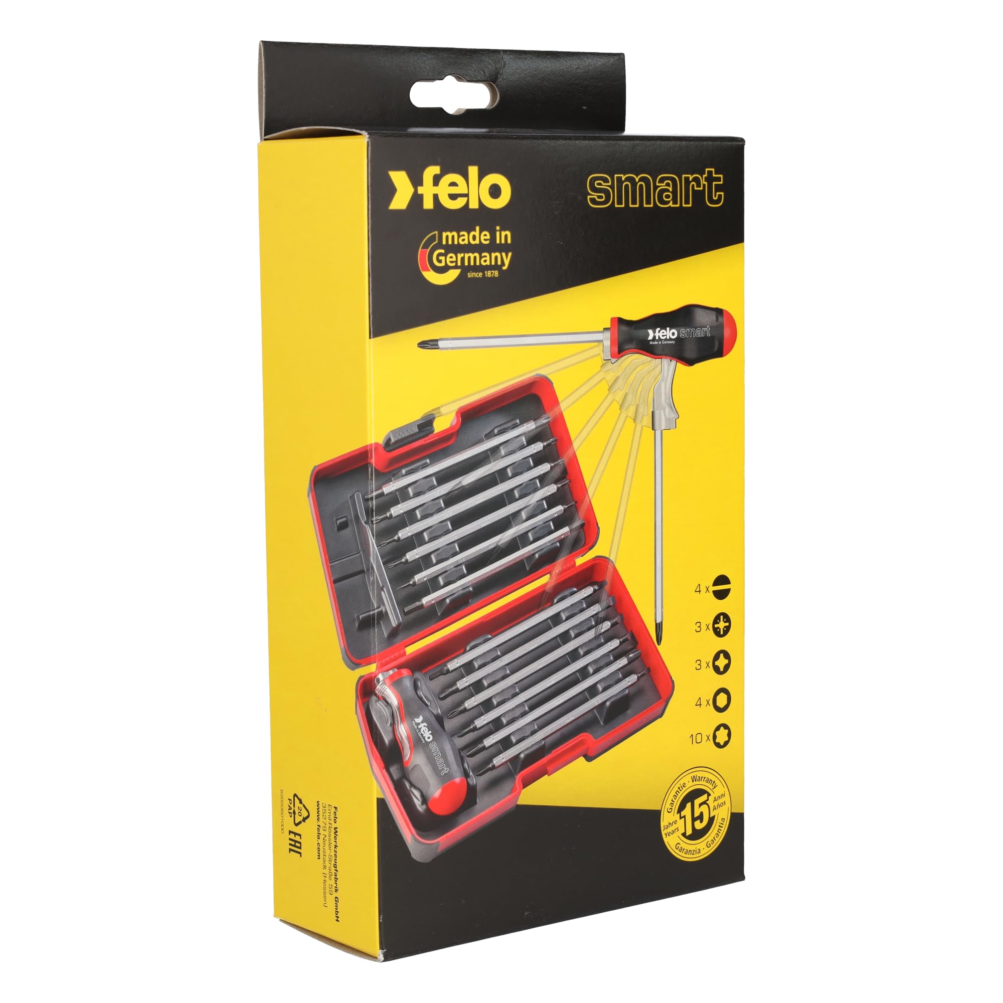 Felo Smart 060 813 06 Screwdriver Set 13 Pieces