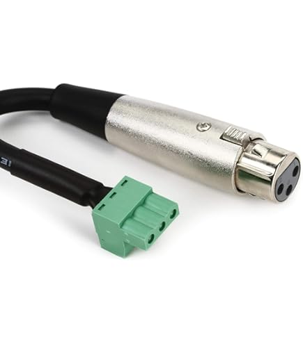 Amazon.com: Hosa PHX-106M-BULK Low-voltage Adapter, PHX3M to XLR3M