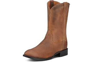 Ariat Heritage Roper Western Boots- Men’s Traditional Leather Country Boot
