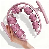 Triforde Cellulite Massage Tool,Travel Leg Massager,Office Massage Roller,No Assembly Portable Massage Roller,Relieve Soreness & Swelling,Leg Roller for Pilates Girl (Pink)