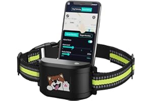 GPS Dog Electronic Fence, Wireless Training Collar- No Subscription Required, Customizable Boundaries via App 3280 FT, IPX7 W