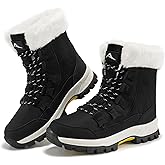 Alicegana Snow Boots for Women Winter: Warm Fur Lined Waterproof Non Slip Mid Calf for Hiking Walking 2026