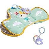 Taf Toys Baby Tummy Time Support Toy | Perfect for 2-6 Months Old Babies, Enables Easier Development & Easier Parenting, Natural Developmental, Comfortable, Ergonomic Design, Detachable Toys