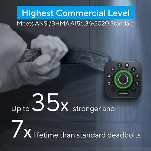 ULTRALOQ Z-Wave Smart Lock, in Keyless Entry Door Lock, Z-Wave