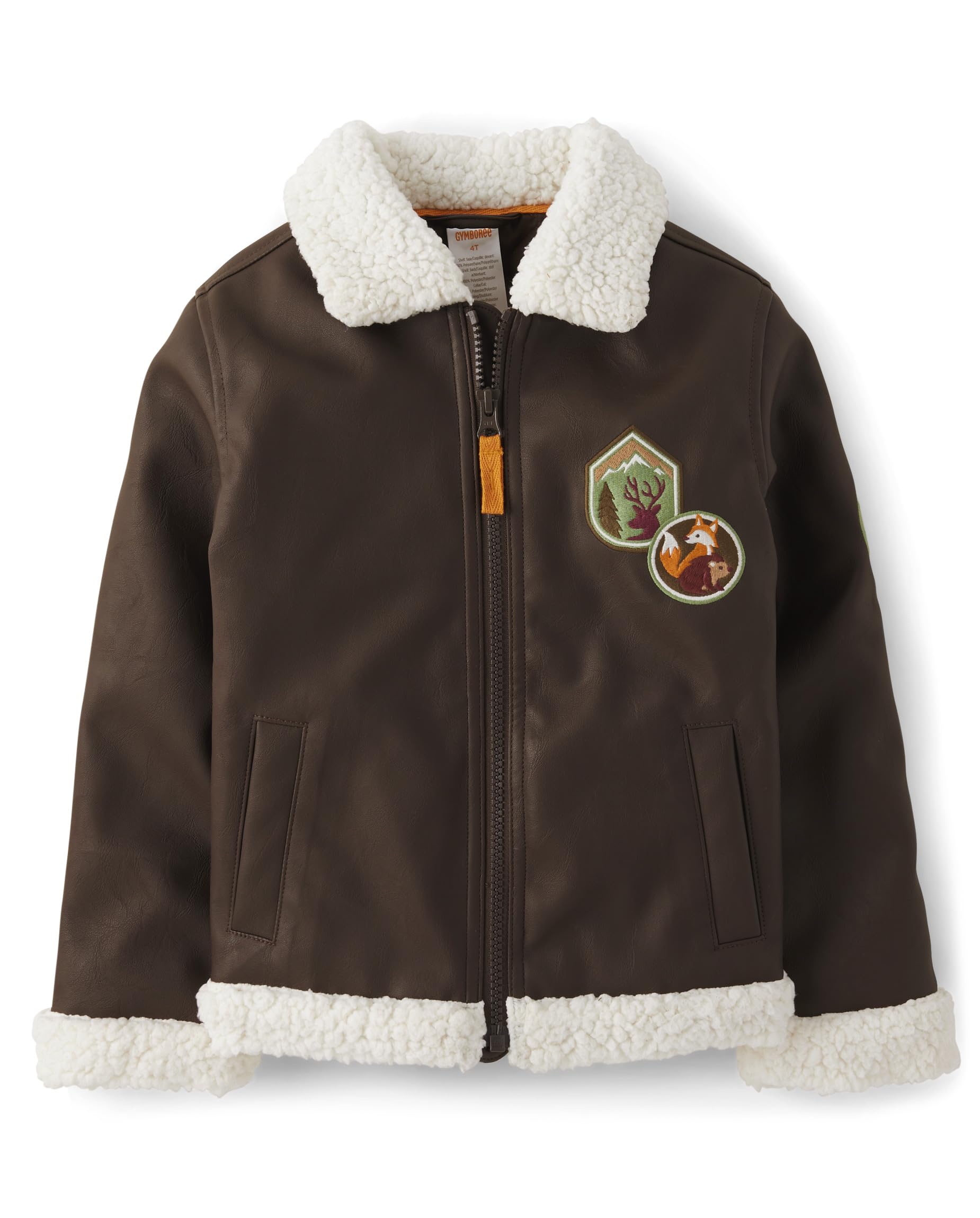 Gymboree,And Toddler Embroidered Faux Leather