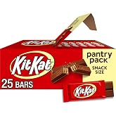 KIT KAT Milk Chocolate Wafer Snack Size, Candy Pantry Pack, 12.25 oz (25 Pieces)