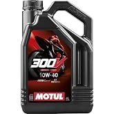 Motul 300V 15W-50 Factory Line Road Racing Engine Oil 4T, Full Synthetic, Ester Core, 4 Liter (104129)