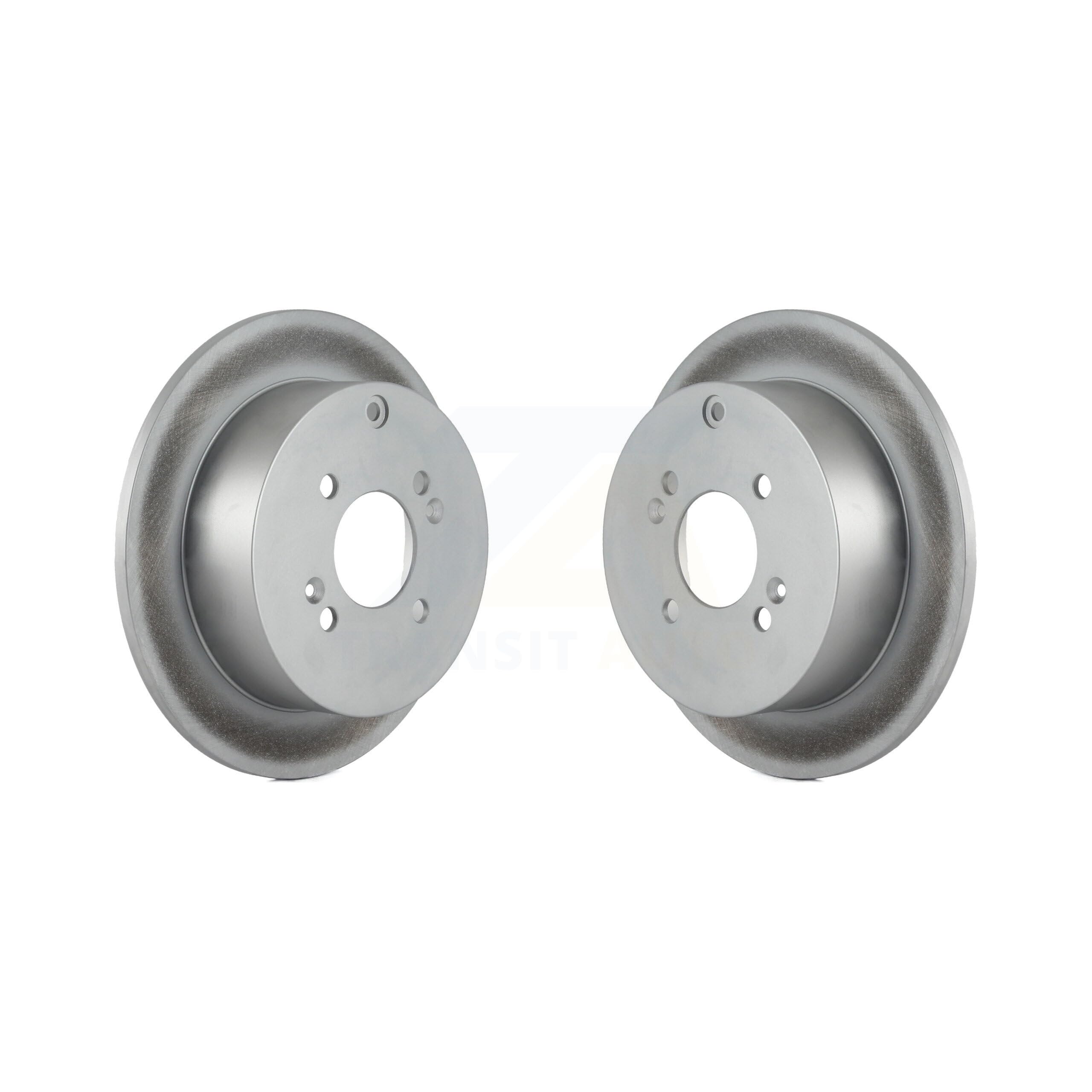 Genius Rear Coated Disc Brake Rotors Pair