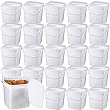Mifoci 24 Pack 33.8 Oz/ 1L Square Deli Containers
