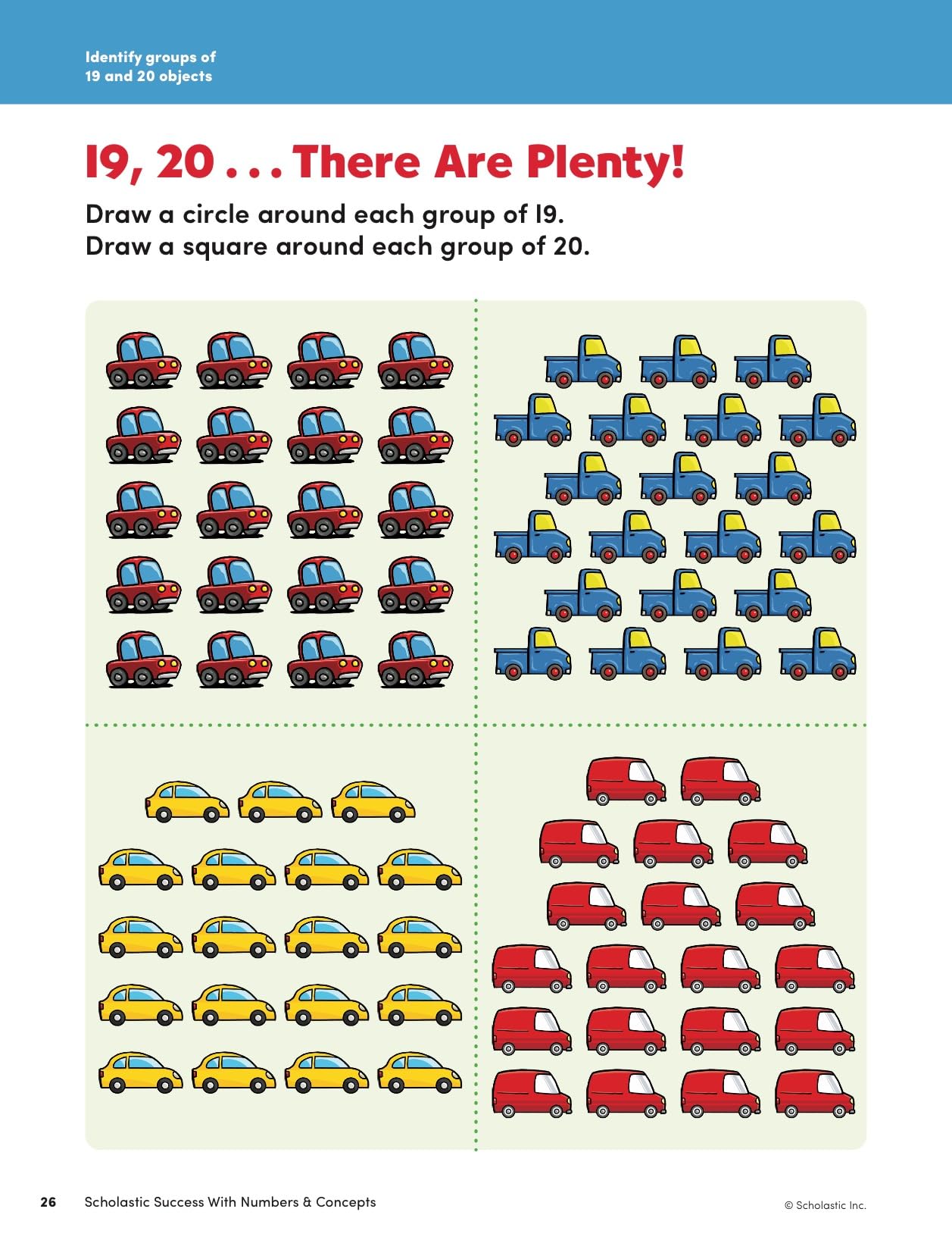 Scholastic Success with Numbers & Concepts Workbook (Scholastic Success; Grades Prek-k)