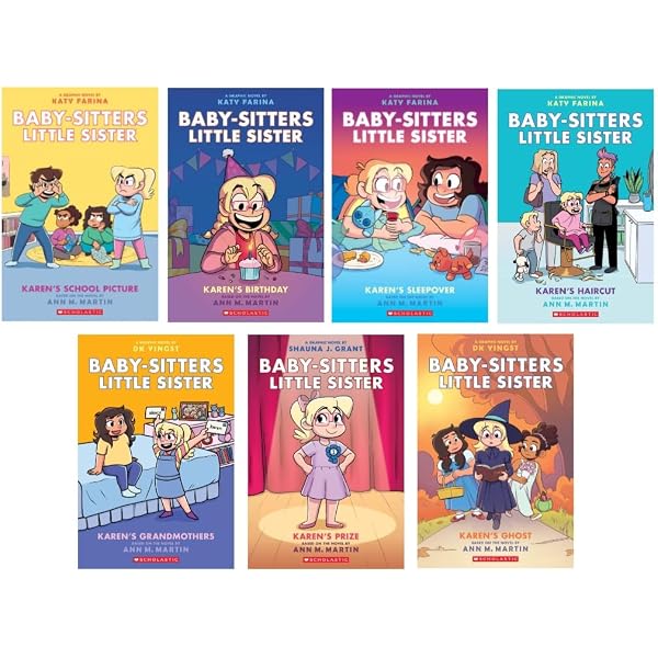 Baby-Sitters Little Sister Graphix Series 7-Book Collection Set