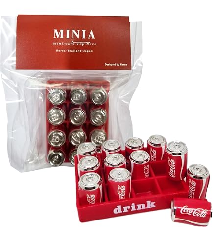 Amazon.com: MINIA Miniature Set 1:12 Scale Soda Beverage Can