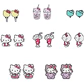 Hello Kitty 8-Pair Clip-On Earrings Set