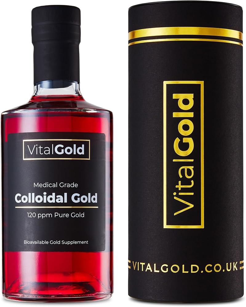 Vital Gold Colloidal Gold 120 PPM 500ml Ultra Strength Supplement