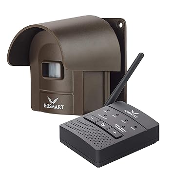 Amazon.com: Hosmart - Sistema de alarma recargable para ...
