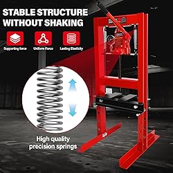 6 Ton Shop Press, H-Frame Garage Floor Adjustable