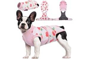 Kuoser Dog Recovery Suit Female, Dog Onesie for Surgery, Female Spay and Male Neuter Onesie for Post-Op Care, Prevent Licking