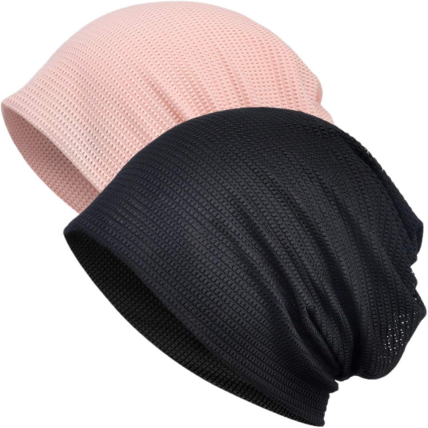 Yuzemumu Colorful Fashion Beanies Chemo Caps Cancer Headwear Skull Cap Knitted hat Scarf for Womens Mens （MZ013-2pack-A at  Women’s Clothing store
