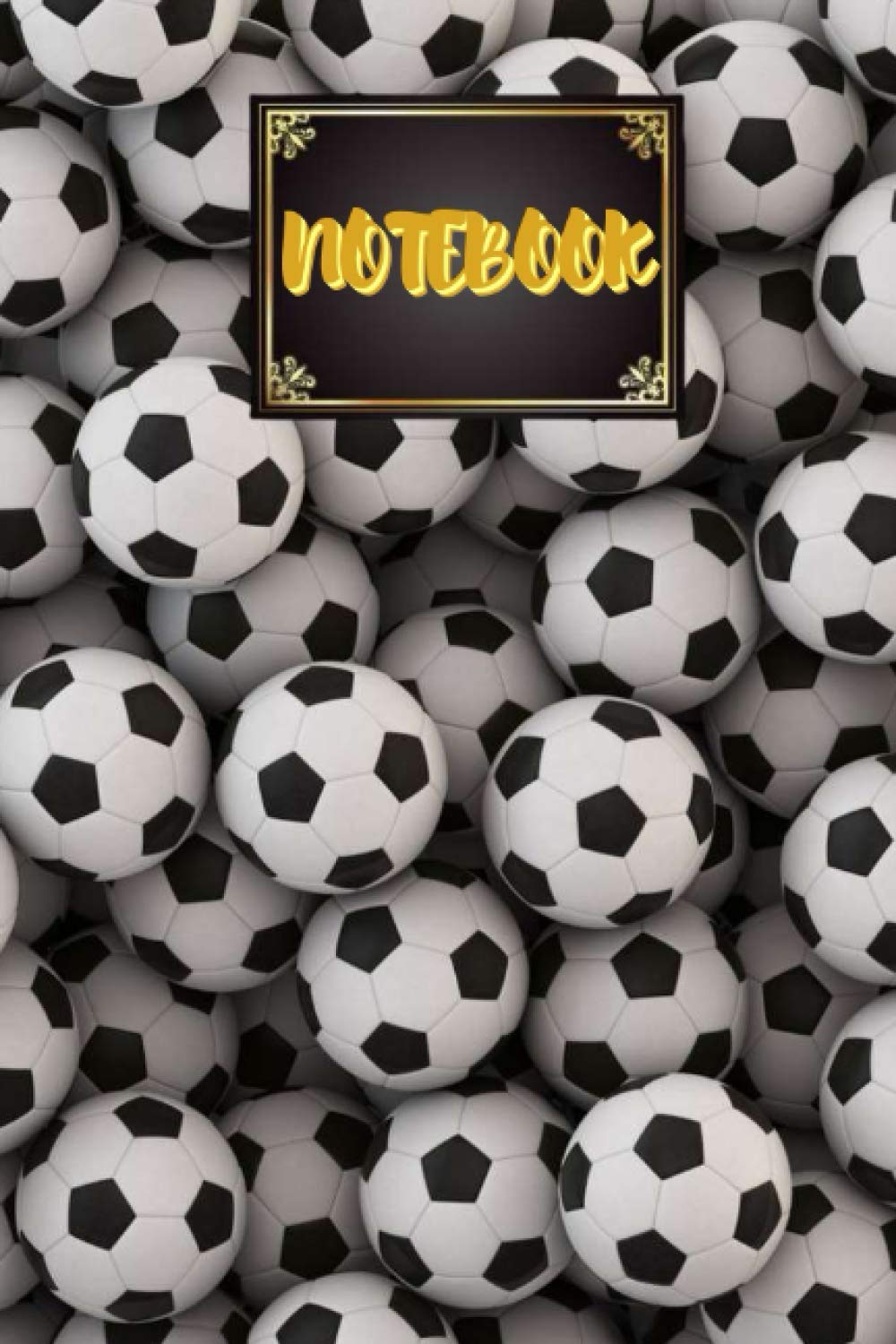 NOTEBOOK: Football Notebook: Football Notepad Journal: Dot Grid 6 x 9 in, 110 lined page notebook for soccer sport lovers (kids, boys, children)