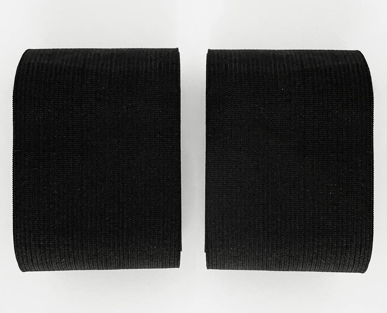 1M, 2 x Black, 35 mm Elastic Band Sewing Flat Elastic Tape for Crafts, Clothes, Flat Elastic Band, Sewing Elastic Fabric, Sewing Tapes (332, 35 mm x 1 m)