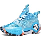 JMFCHI Kids Basketball Shoes High-top Sports Shoes Sneakers Durable Lace-up Non-Slip Running Shoes Secure for Little Kids Big Kids and Boys Girls