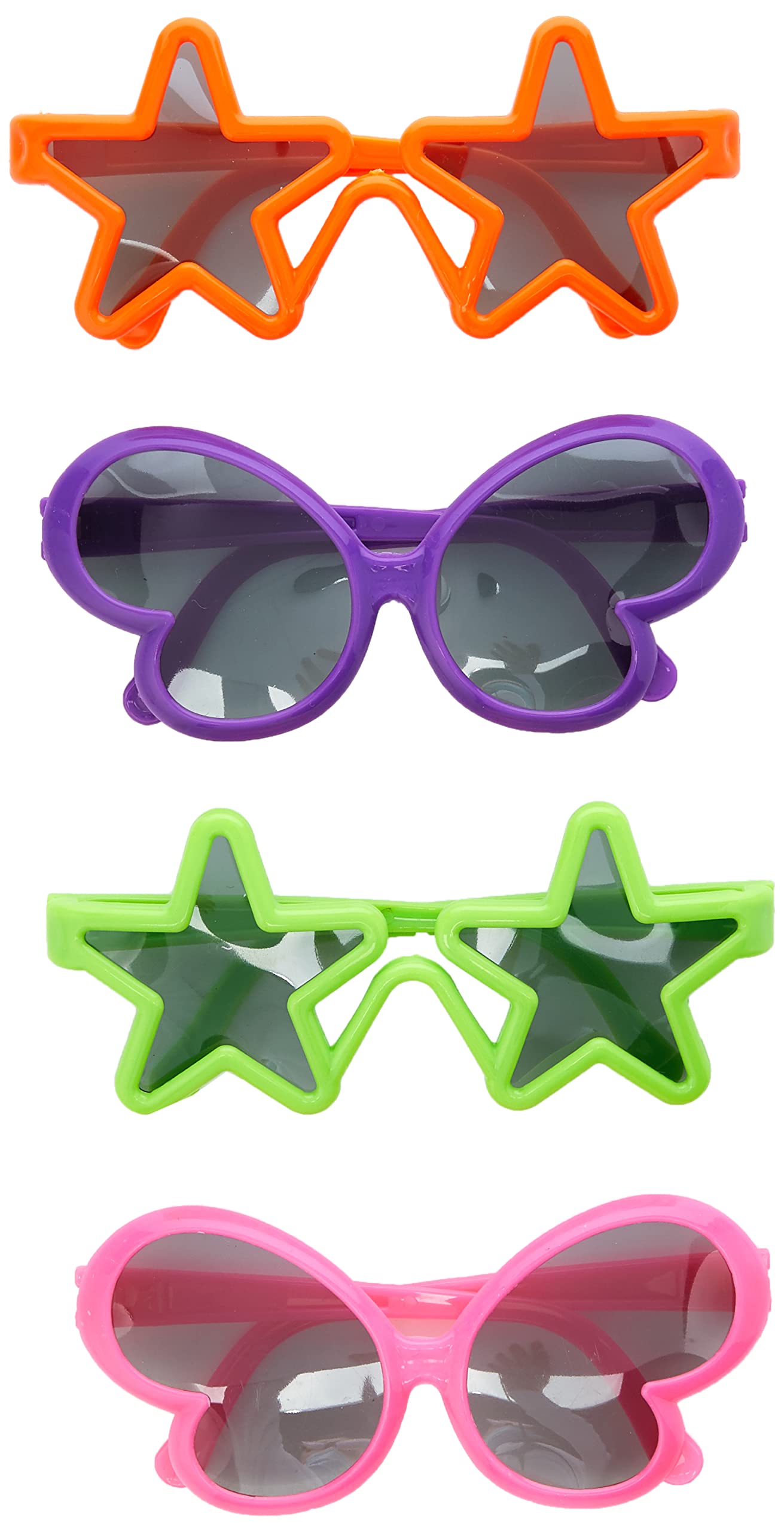 Baker Ross EF686 Funky Fun Sunglasses Shades (Pack of 4),15 x 14 x 2 cm; 50 Grams
