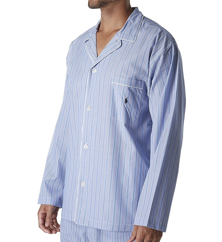 Polo Ralph Lauren Men's Long Sleeve Camp Shirtandrew StripeXL on Galleon Philippines