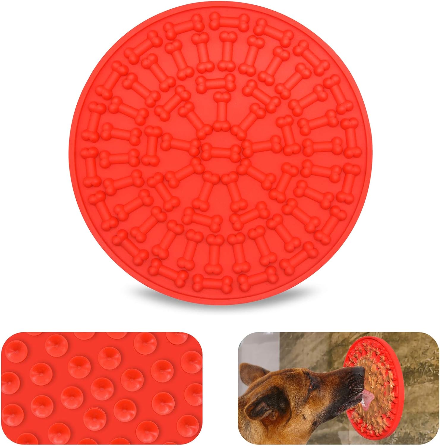 Bangp Dog Lick PadLarge (7.9in),Small(5.9in) Dog Grooming