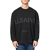 AllSaints mens Biggy Crew Neck Sweatshirt