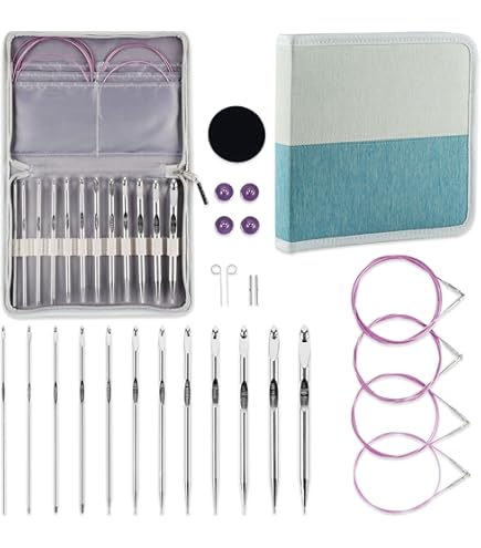 Amazon.com: Lykke Driftwood Interchangeable Tunisian Crochet Hooks