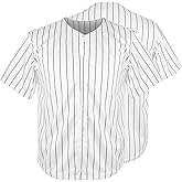 Ayoubaus Youth Blank Baseball Jersey, Shirts Kid's Short Sleeve Children's Sports Jersey