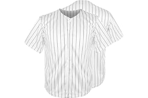 Ayoubaus Youth Blank Baseball Jersey, Shirts Kid's Short Sleeve Children's Sports Jersey