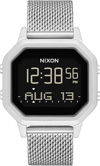 Nixon Reloj Digital para Mujer de Automático Chino con Correa en Acero Inoxidable A1272-1920-00