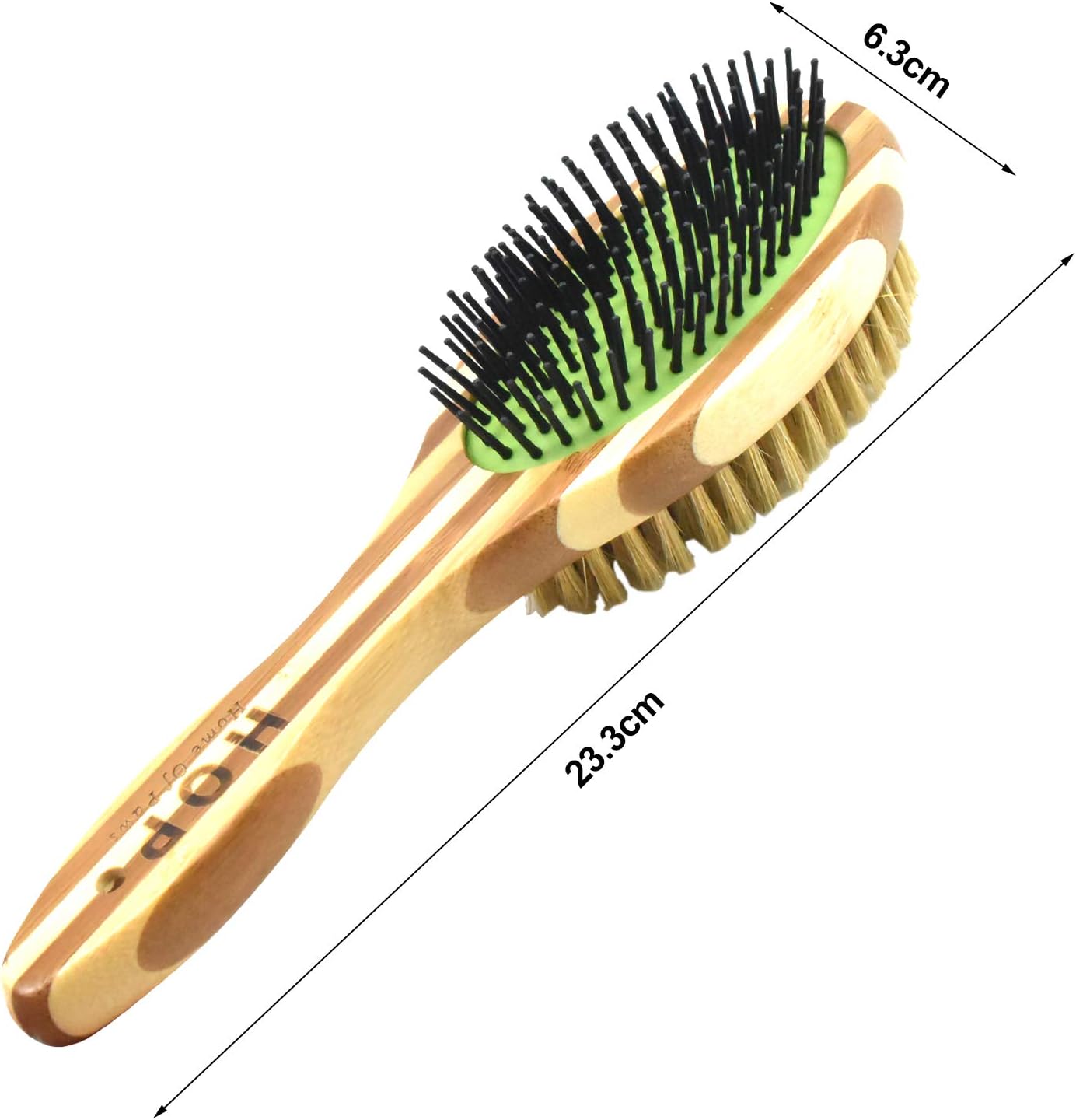 YMWALK Pet Grooming Brush for Dogs & Cats - Double-Sided Pin & Soft Bristle, Comb Massage for Cleaning Loose Fur & Dirt - Image 3