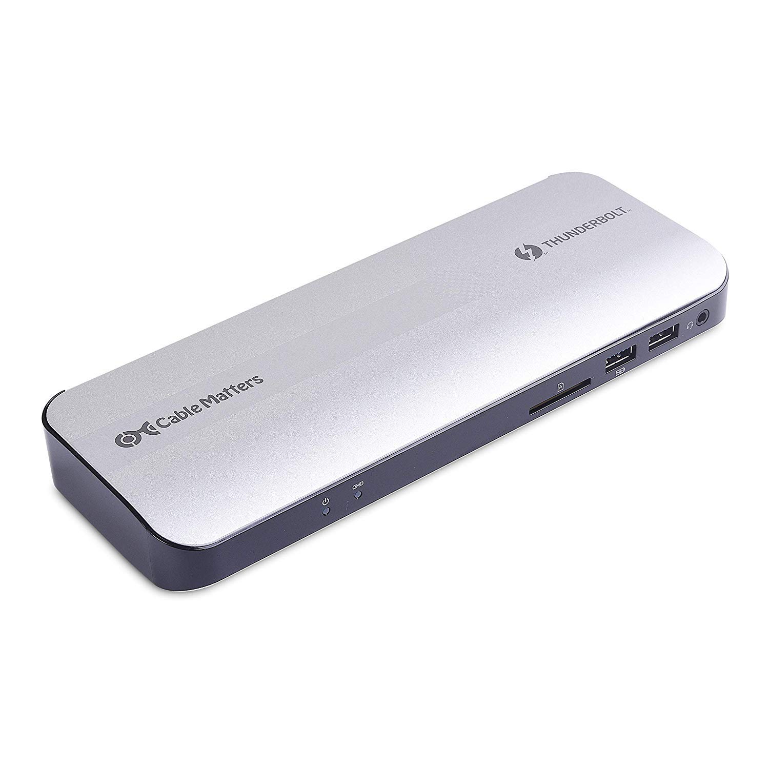 Cable Matters Certified Aluminum Thunderbolt 3 Dock with HDMI 2.0 and 60W Laptop Charging for Windows PC and MacBook Pro (Not Compatible with USB-C Ports Without The Thunderbolt Logo)