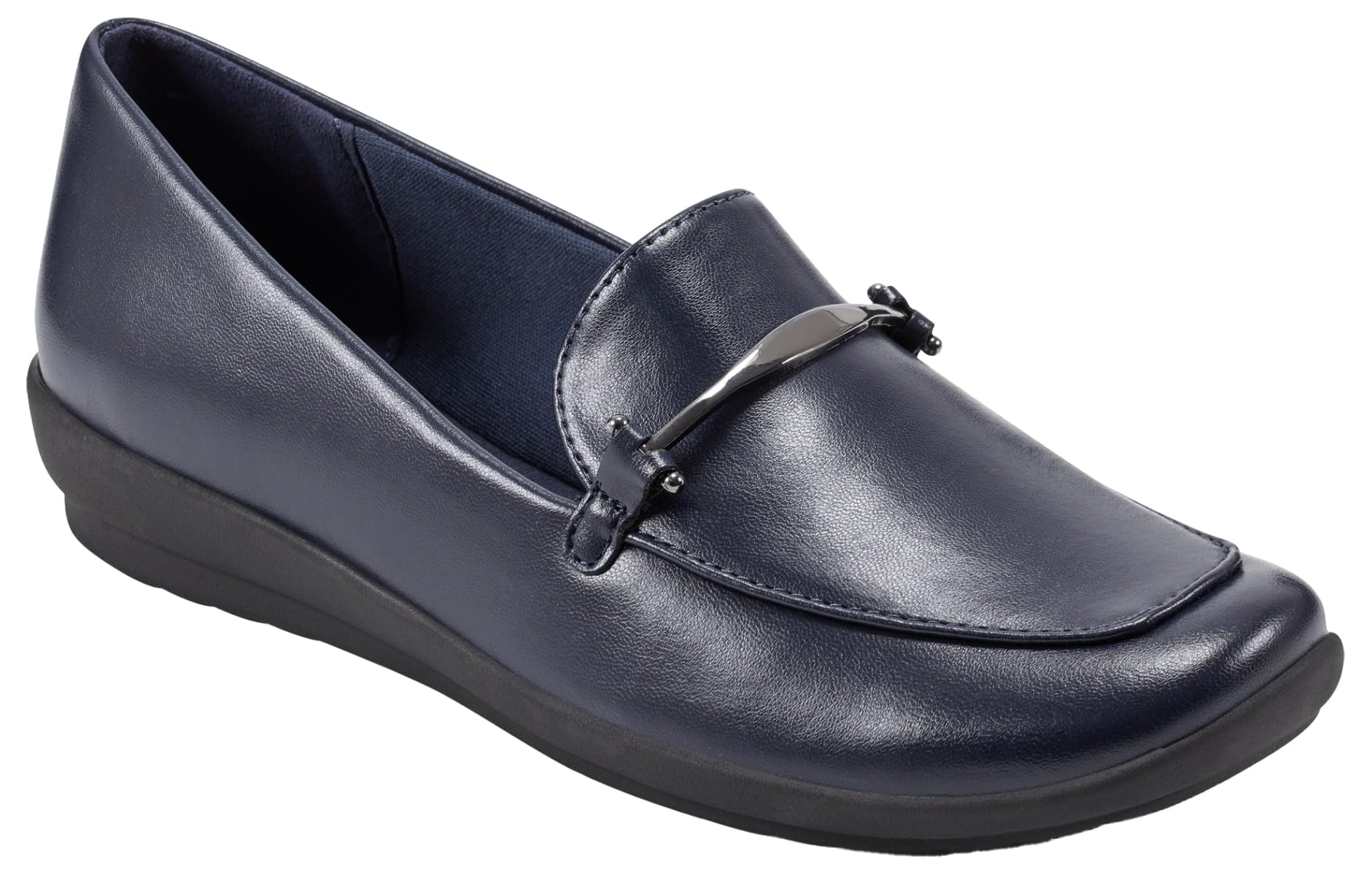 Easy Spirit Women’s Arena3 Loafer Flat, Navy, 11 Wide
