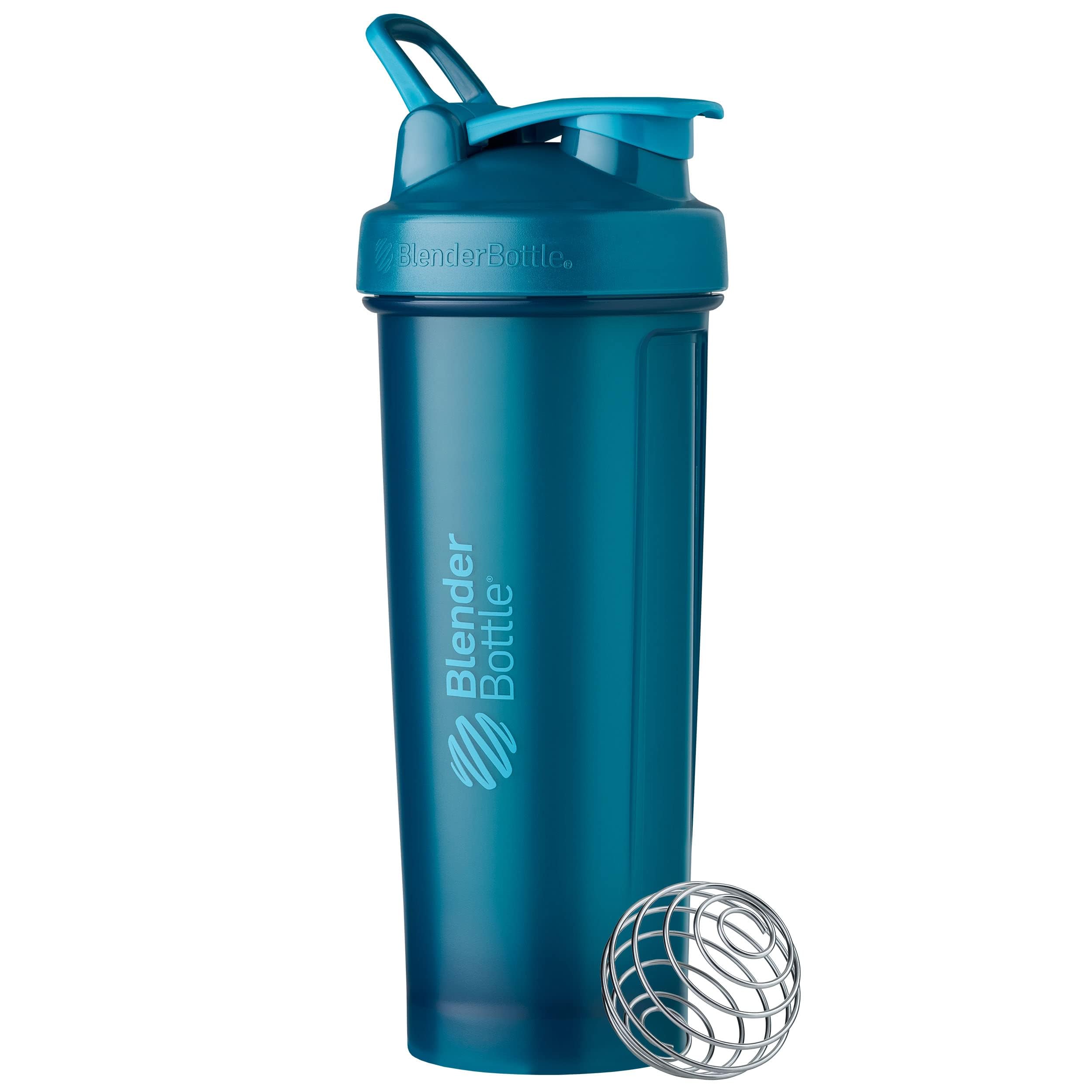 Photo 1 of BlenderBottle Classic V2 Shaker Bottle Perfect for Protein Shakes and Pre Workout, 32-Ounce, Ocean Blue