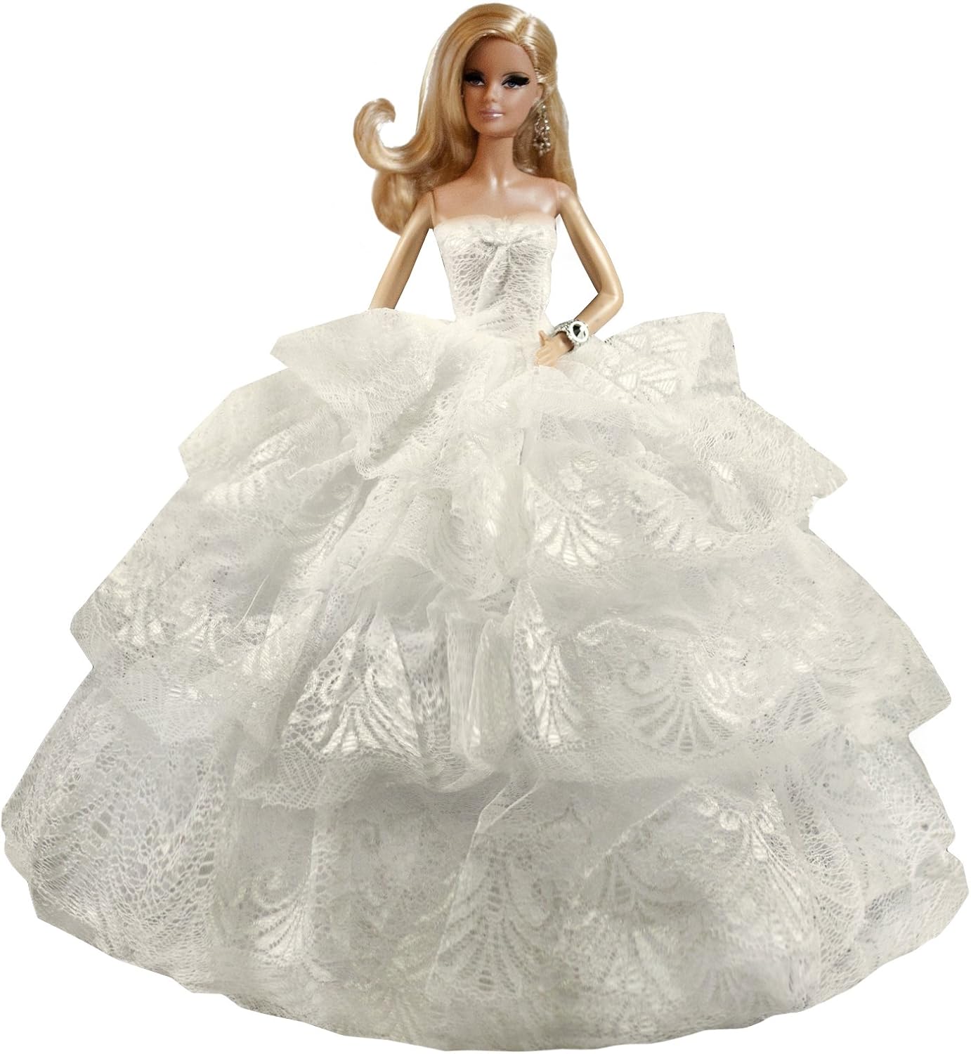 romantic white dress