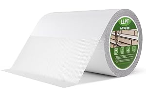 LLPT Grip Tape 8" x 36 Ft Ft Clear Heavy Duty Anti Slip Tape for House Stairs Ladders Waterproof Indoor Non Slip Traction Strips for Bathroom Floor Steps Staircase Tread (ASC811PEVA)