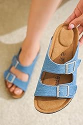 Project Cloud Genuine Leather Flat Sandals Women