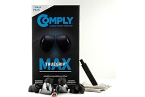 Comply TrueGrip MAX | Premium Memory Foam Replacement Earbud Tips for Samsung Galaxy Buds3 Pro | Long Lasting Comfort, MAX Du