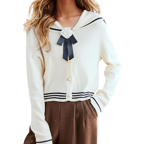 Japanese Lolita Uniform Sailor Collar Kawaii Cute Sweaters Soft