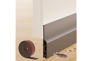 WEHUA Door Draft Stopper, 39 Inches Door Sweep for Bottom of Door, Premium Silicone Door Gap Filler Bottom, Weather Stripping Door Seal for Interior, Exterior Doors, Under Door Draft Blocker Noise