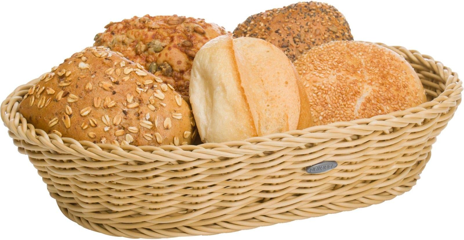 Saleen Wide Basket Oval, polypropylene, Light Beige, 32 x 23 x 7 cm